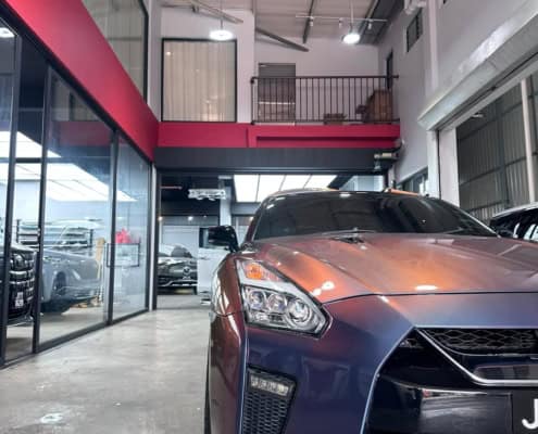 aurora fantasy colored ppf gtr side